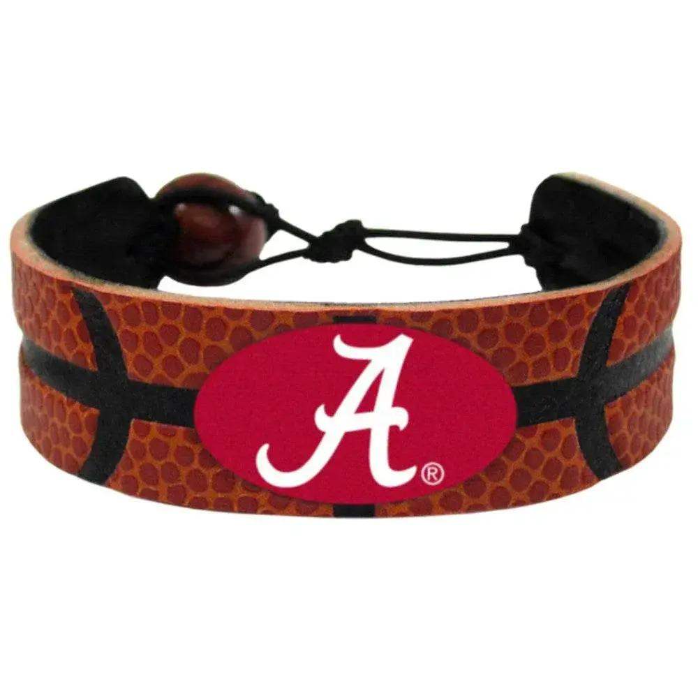 Alabama Crimson Tide Leather Bracelet With A Logo Bead - ToylandEU™