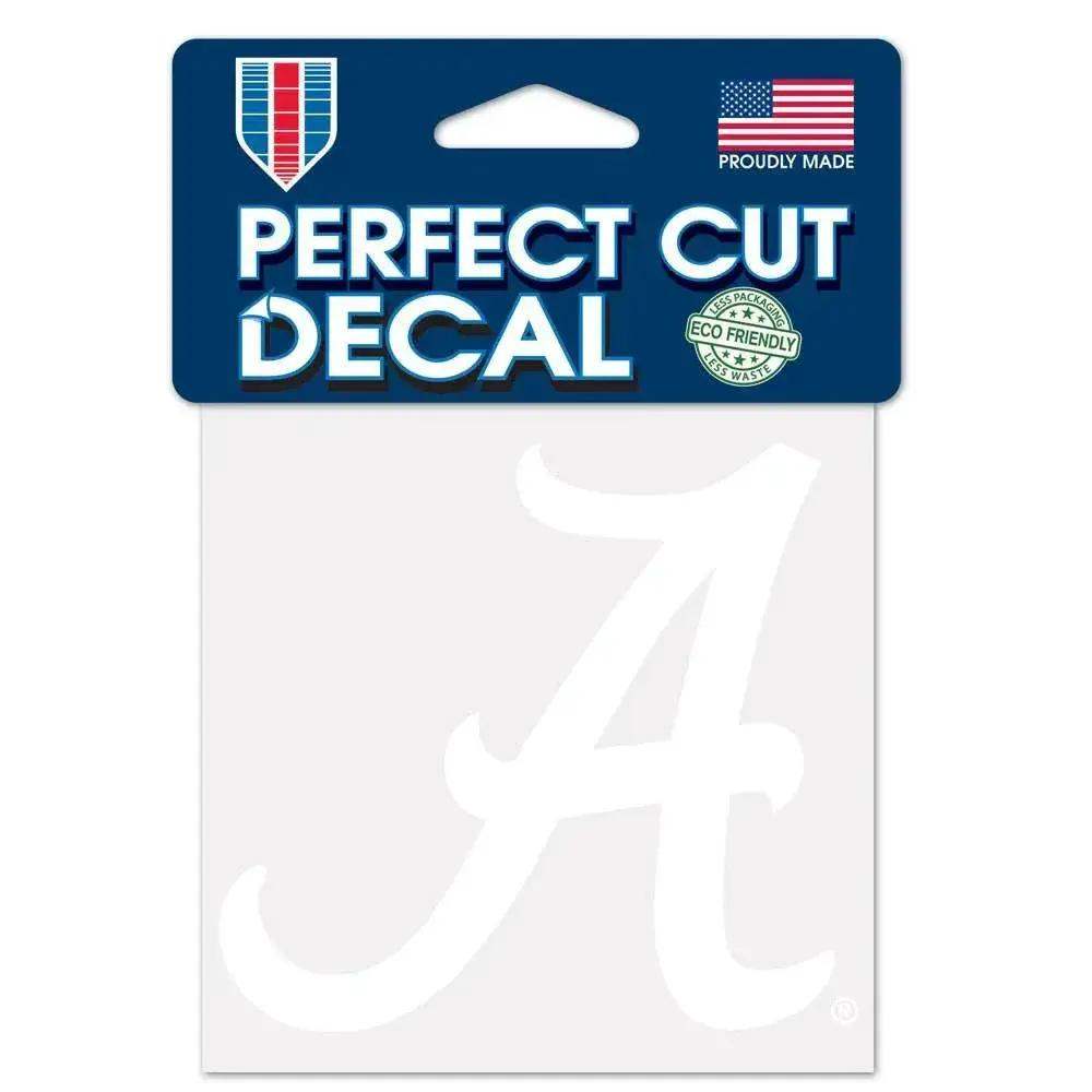 Alabama Crimson Tide Vinyl Decal 4x4 Perfect Cut White - ToylandEU™