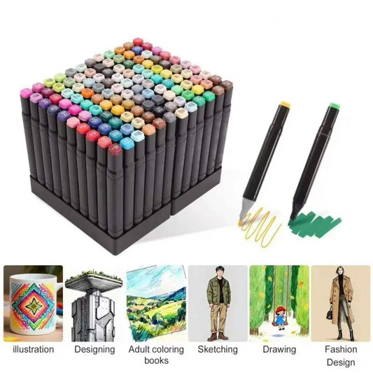 Alcohol Markers | 120 Colors | Toylandeu™