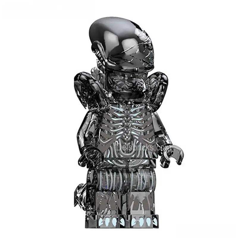 Aliens Xenomorph transparent black Lego Compatible Minifigures - Minifigure Toys