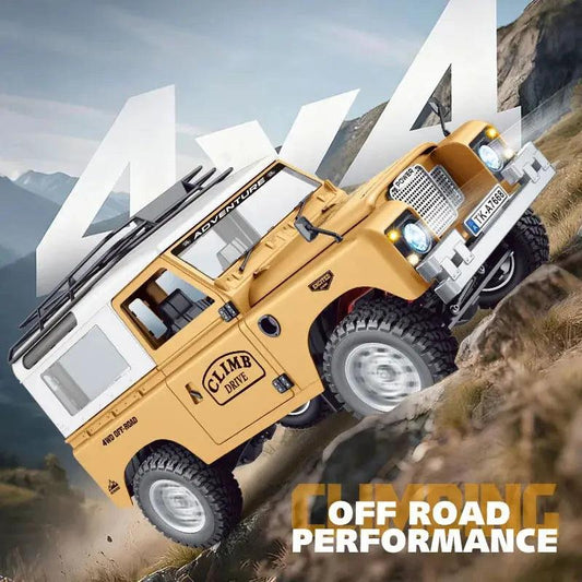 All-Terrain RC Car Off-Road 1to10 LED Durable Vehicle - ToylandEU™