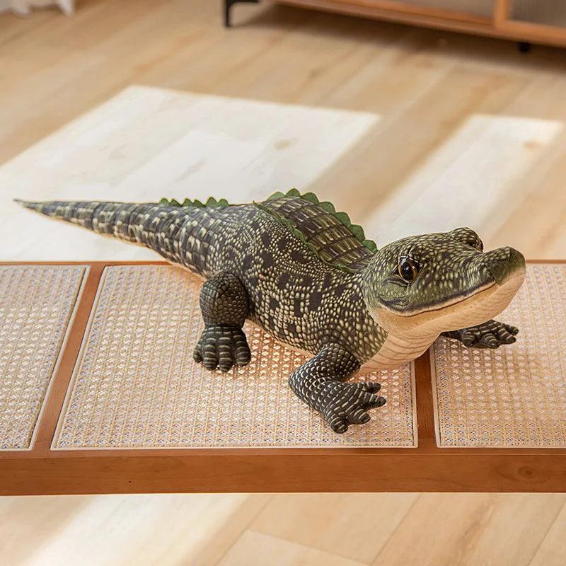 Alligator Plush Pillow Giant 100cm Realistic Cuddle