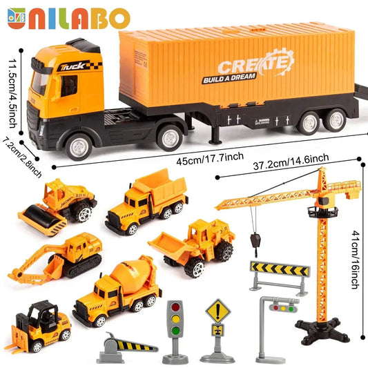 Alloy Diecast Construction Vehicles Toy Set For STEM Learning - ToylandEU