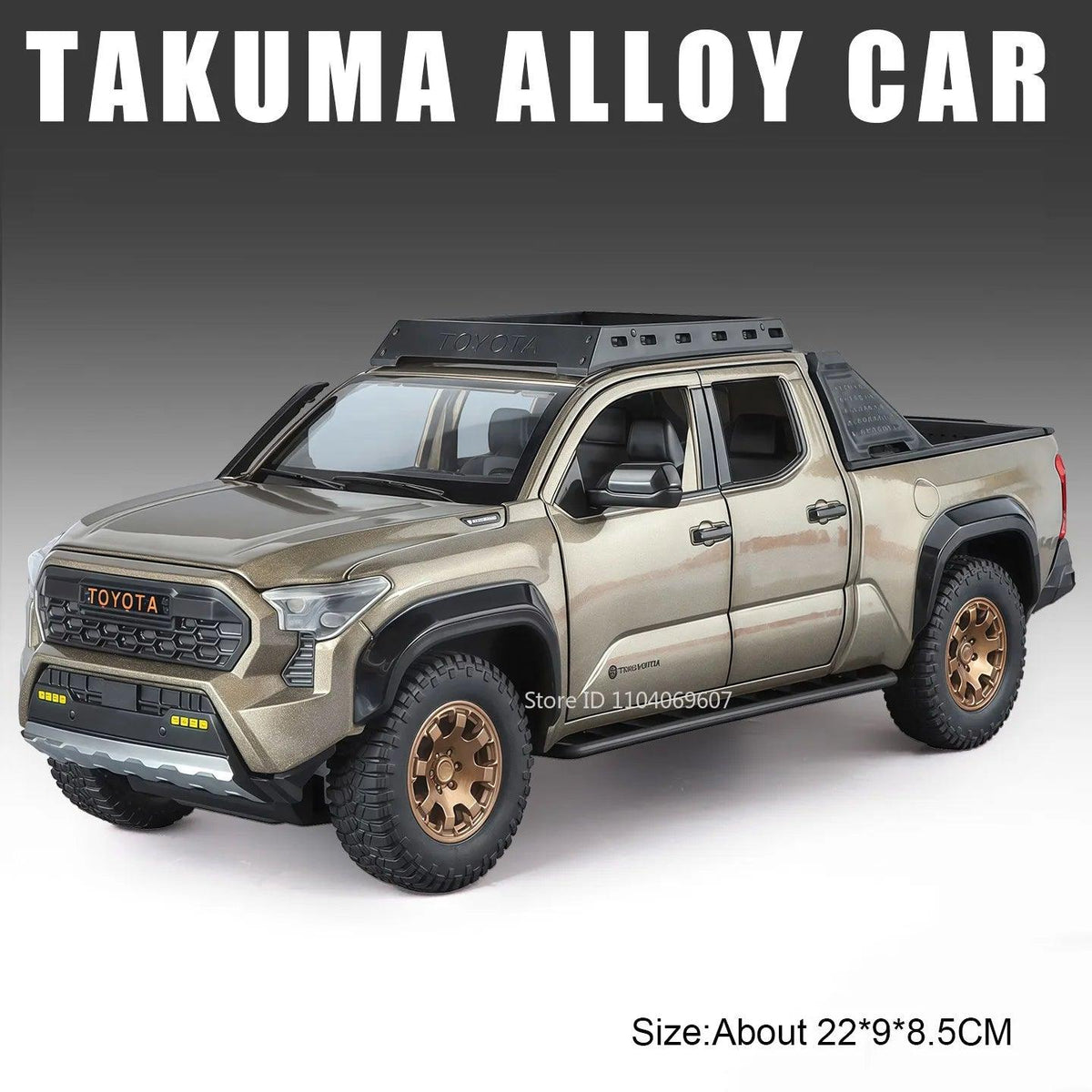Alloy Diecast Pickup | Sound & Light Doors | Toylandeu™
