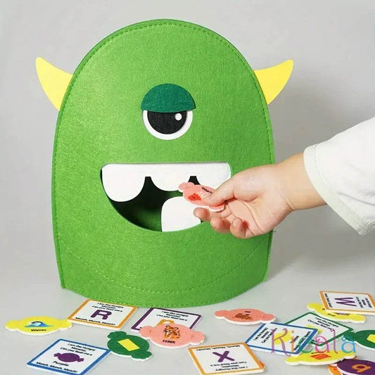 Alphabet Monster Matching Game Fun Letter Recognition Toy for Youngsters 3 Plus Classroom Home Learning Christmas Gift - ToylandEU