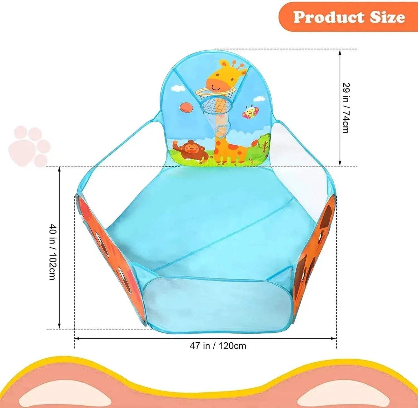 Amazing Ball Pit Pool 2in1 Foldable Design Toyland EU - ToylandEU™