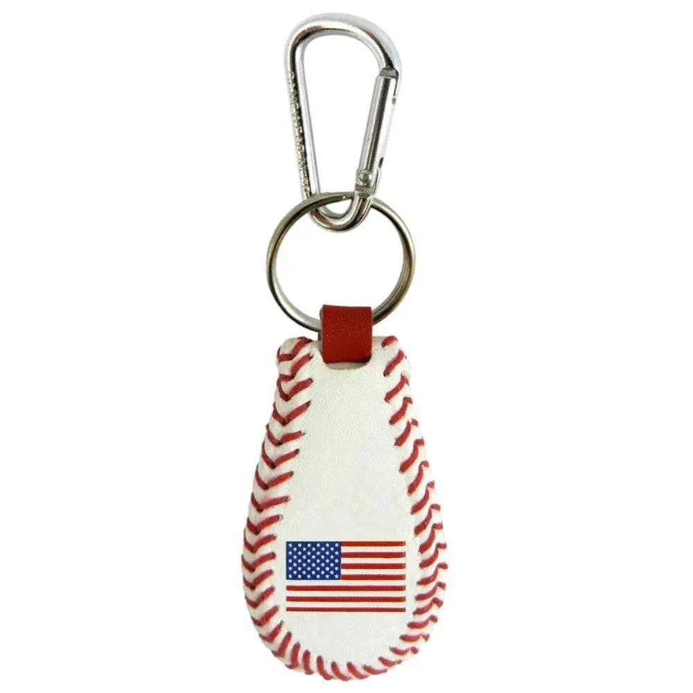 American Flag Baseball Keychain Classic Gamewear USA - ToylandEU™