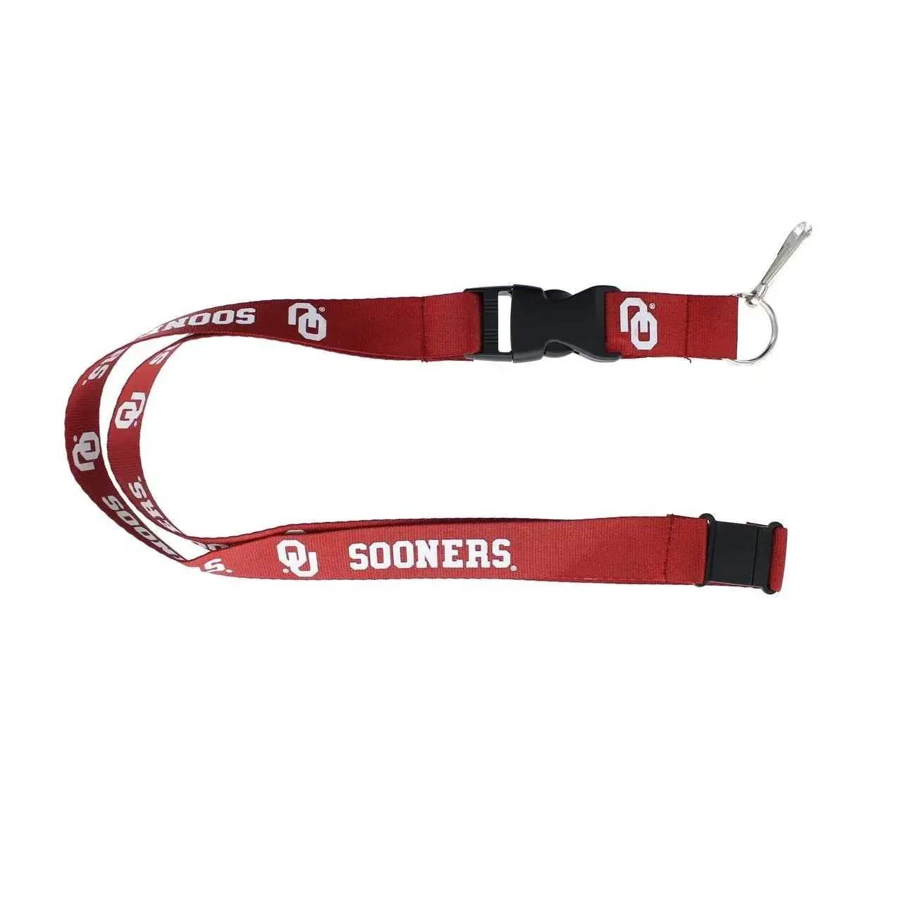 Aminco Oklahoma Sooners Red Lanyard Breakaway Buckle Keys - ToylandEU™