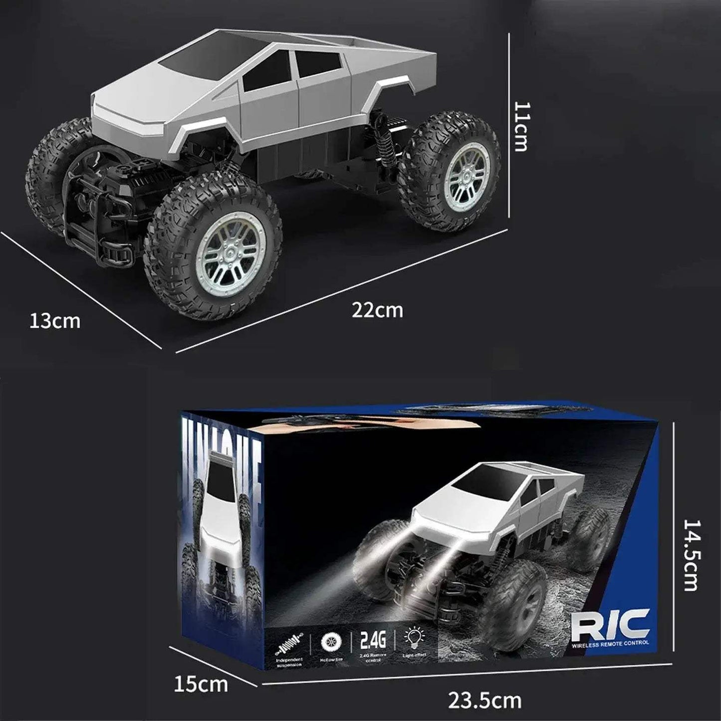 Amphibious RC Car 4WD Off Road Monster Truck Waterproof - ToylandEU