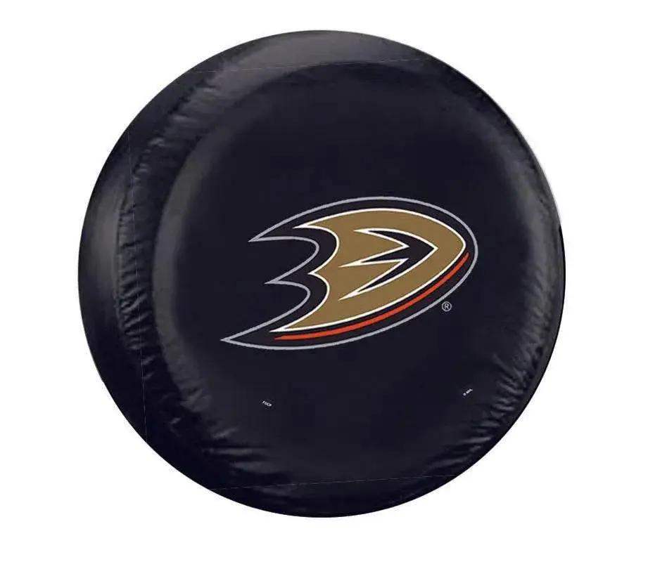 Anaheim Ducks Tire Cover Large Size Black Universal Fit - ToylandEU™