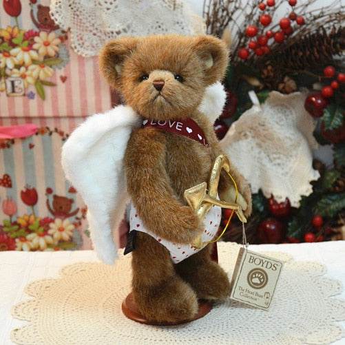 Angel Wings Plush Bear Toy with Joints - Perfect Gift for Girls - ToylandEU