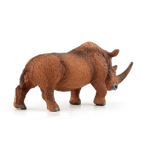 Animal Model Simulation Animal Toy Woolly Rhinoceros PVC Figure - ToylandEU