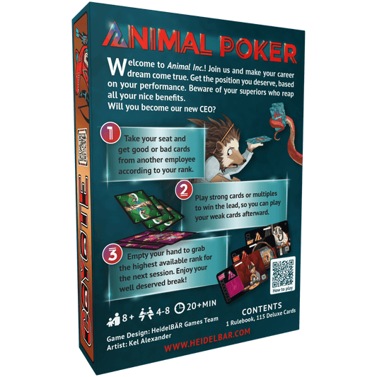 Animal Poker | Office Card Game