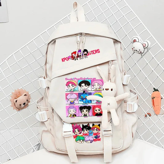 Anime Demon Hunters Backpack Large Capacity Water Repellent - ToylandEU