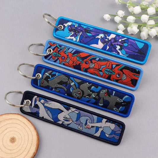 Pokémon Embroidered Keychain For Car Keys And Bags - ToylandEU