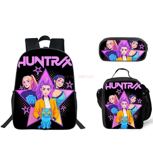 Anime School Backpack Three Piece Set With Lunch Bag - ToylandEU