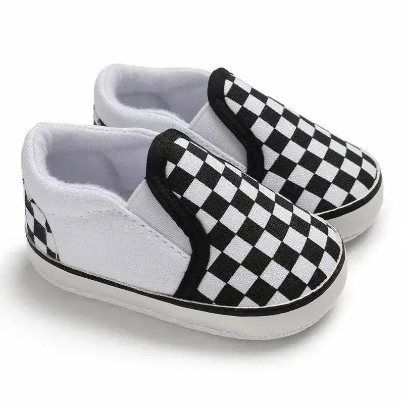 Anti Slip Baby Shoes First Walkers Soft Canvas Sneakers - ToylandEU™