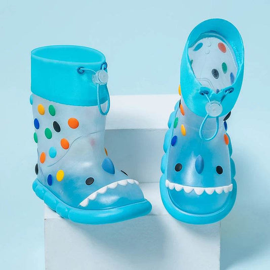 Anti Slip Rain Boots Cartoon Print Design Waterproof Kids - ToylandEU