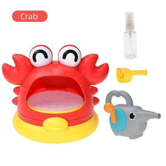 Apaffa's Fun Bubble Blower - Bathtub Toy Set for Kids with Crab, Bear, Duck - ToylandEU