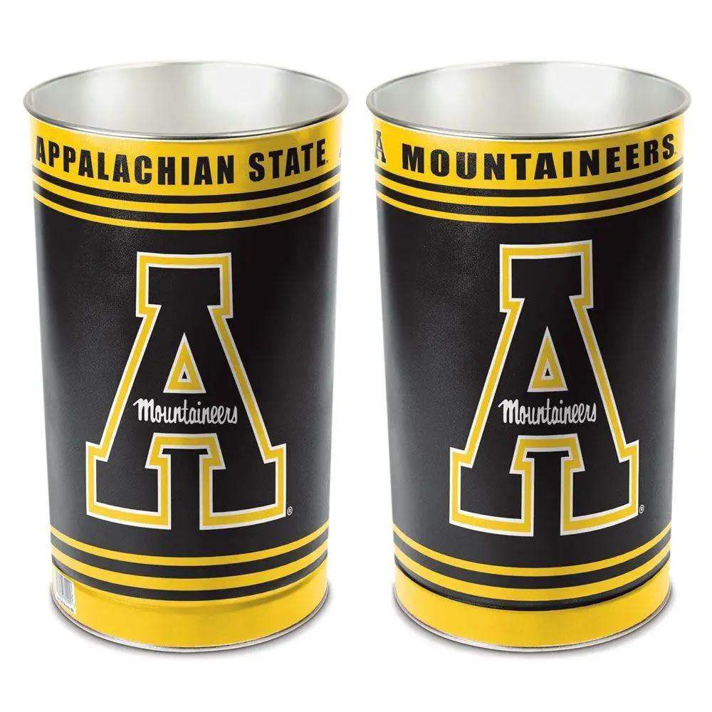 Appalachian State Mountaineers Wastebasket 15 Inch Metal - ToylandEU™