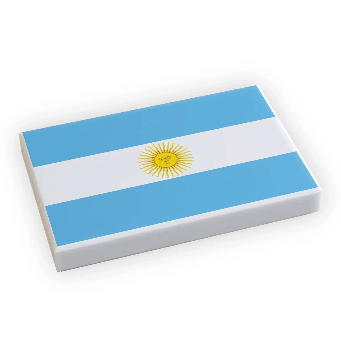 Argentina Flag (2x3 Tile) made using LEGO part - ToylandEU™