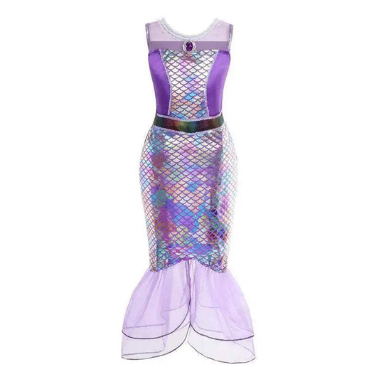 Ariel Mermaid Princess Costume Gown for Girls - Cosplay Costume - ToylandEU
