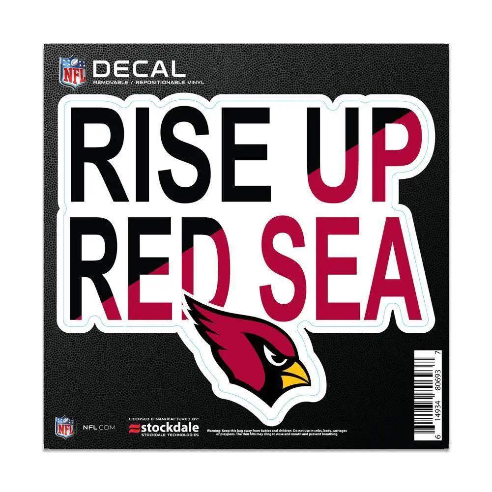 Arizona Cardinals All Surface Slogan Vinyl Decal 6x6 Inches - ToylandEU™