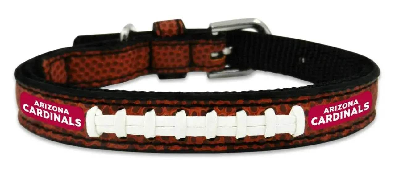 Arizona Cardinals Leather Pet Collar Football Style - ToylandEU™