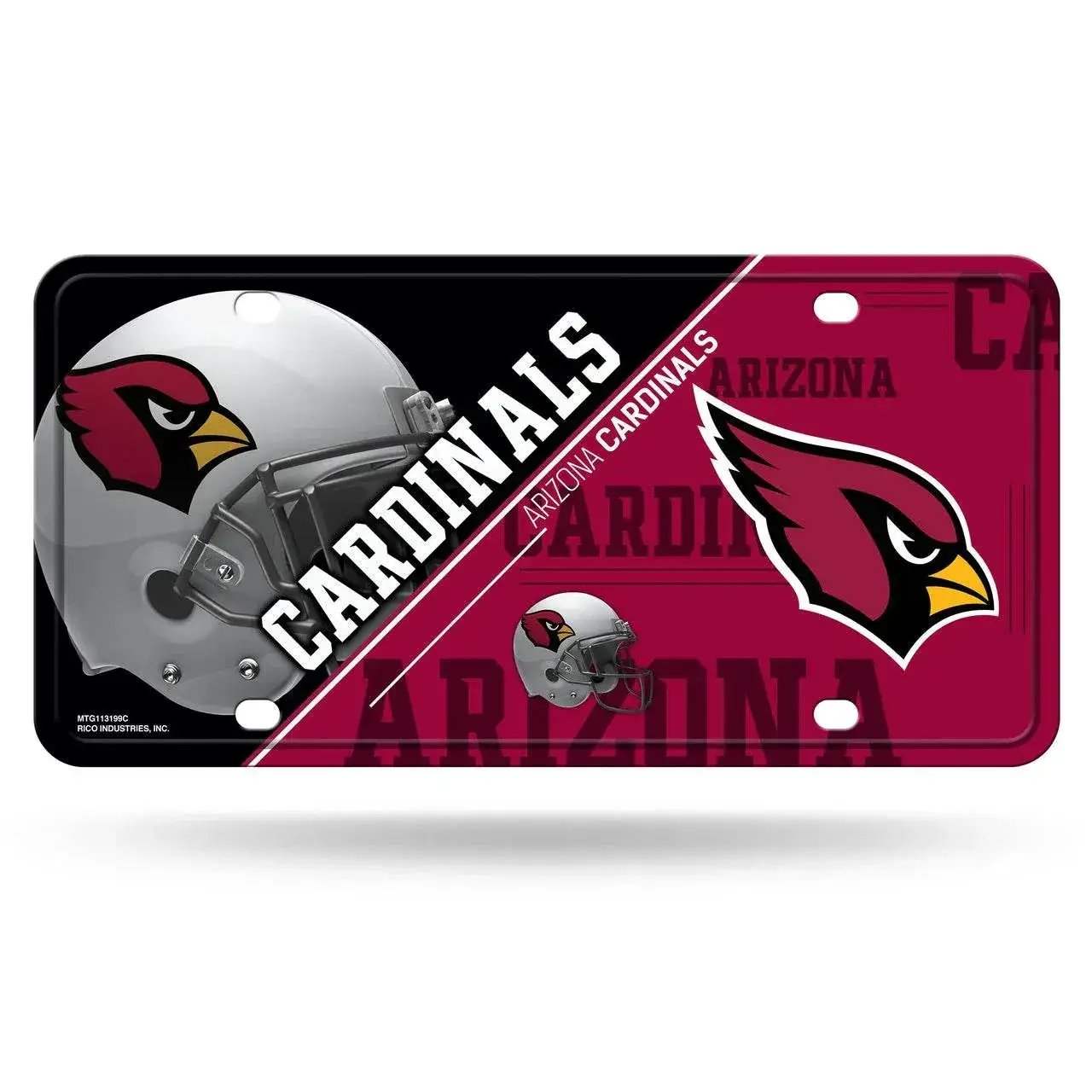 Arizona Cardinals License Plate Aluminum 6x12 Standard Size - ToylandEU™
