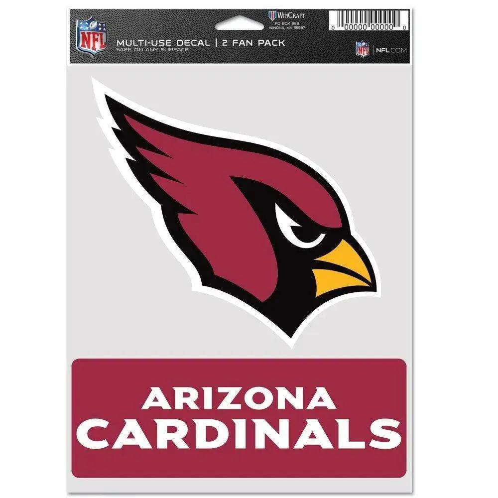 Arizona Cardinals Multi Use Fan Decal Pack 2 Made In USA - ToylandEU™