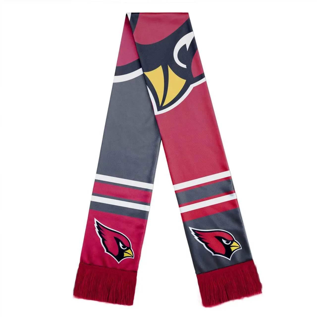Arizona Cardinals Scarf Colorblock With Big Logo Design - ToylandEU™
