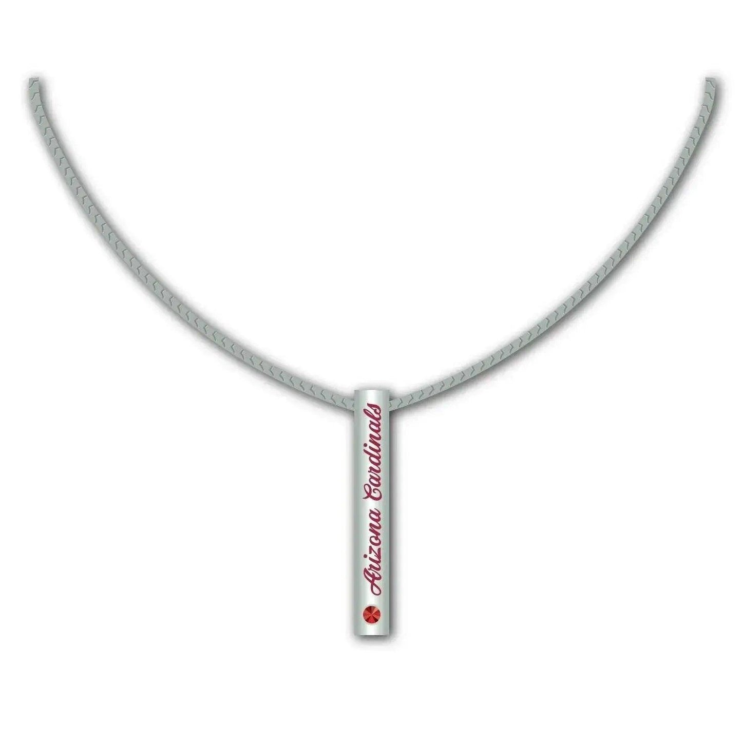 Arizona Cardinals Silver Bar Necklace Team Football Jewelry - ToylandEU™