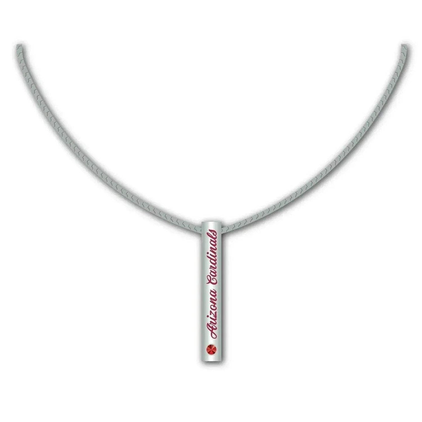 Arizona Cardinals Silver Bar Necklace Team Football Jewelry - ToylandEU