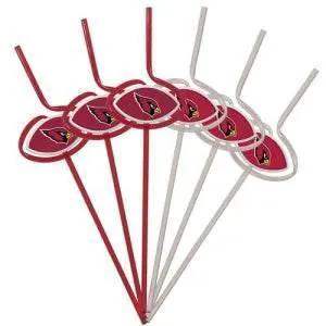 Arizona Cardinals Team Sipper Straws Pack 6 BPA Free - ToylandEU™