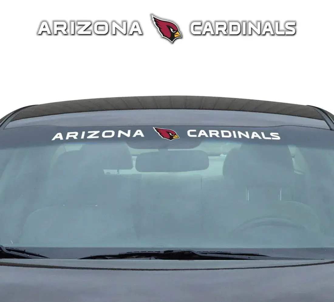 Arizona Cardinals Windshield Decal 35x4 Durable Vinyl - ToylandEU™