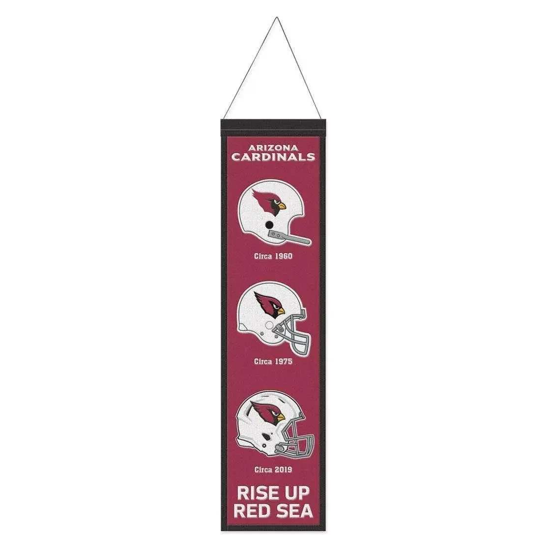 Arizona Cardinals Wool Banner 8x32 Heritage Evolution Design - ToylandEU™