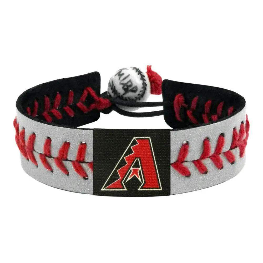 Arizona Diamondbacks Leather Bracelet With Ceramic Bead - ToylandEU™