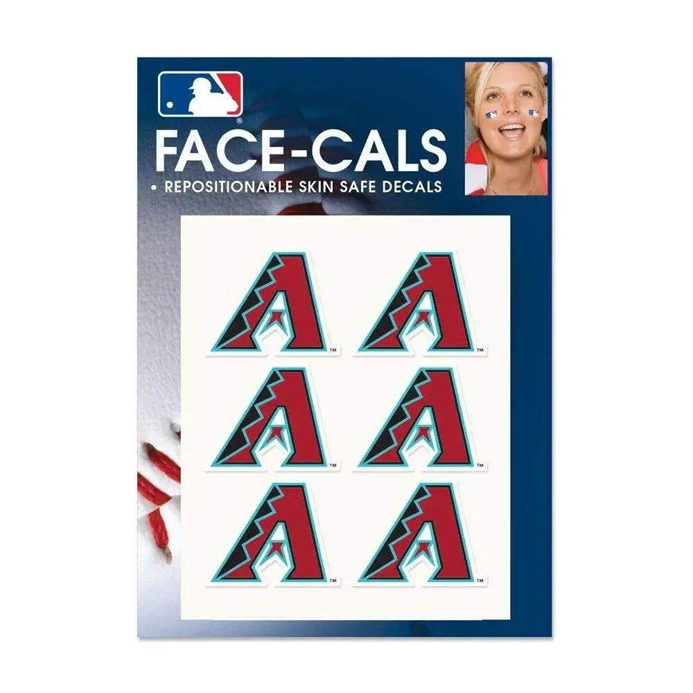 Arizona Diamondbacks Tattoo Face Decals Six Skin Safe - ToylandEU™
