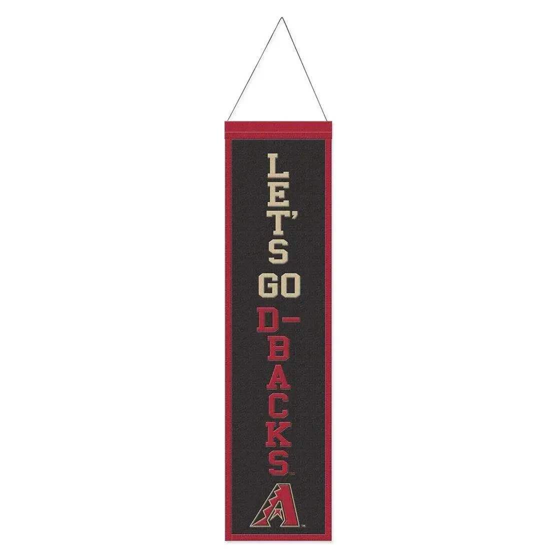 Arizona Diamondbacks Wool Banner 8x32 Heritage Slogan - ToylandEU™