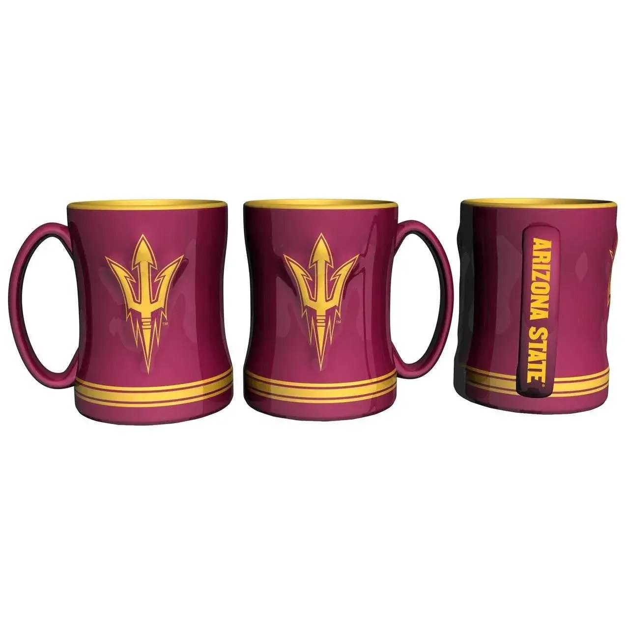 Arizona State Sun Devils 14oz Sculpted Relief Coffee Mug - ToylandEU™