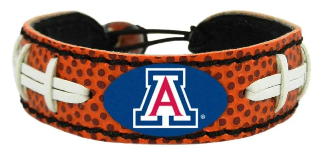 Arizona Wildcats Leather Bracelet Classic Football Co - ToylandEU™