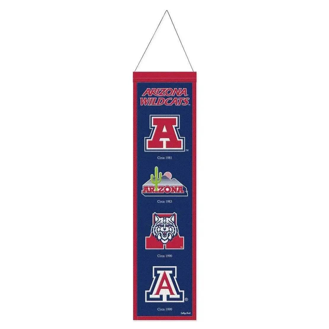 Arizona Wildcats Wool Banner 8x32 Heritage Evolution Design - ToylandEU™