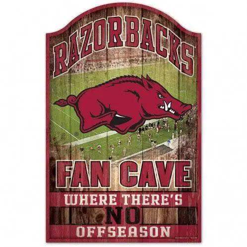 Arkansas Razorbacks 11x17 Wood Fan Cave Sign Decor - ToylandEU™