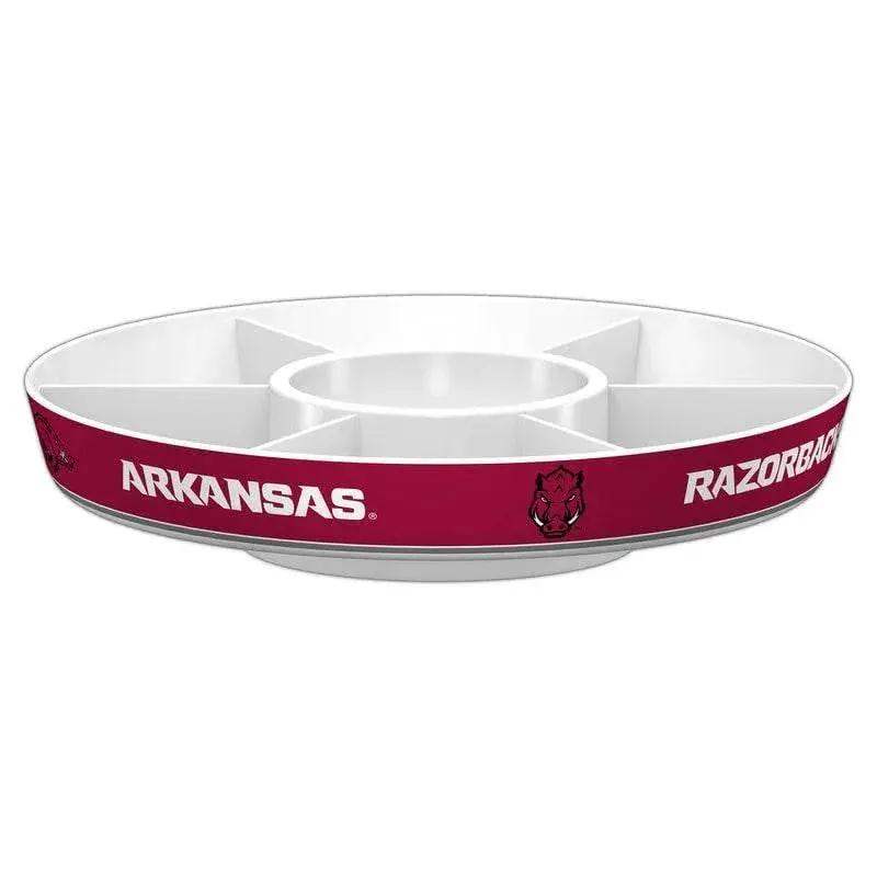 Arkansas Razorbacks 14.5 Inch Party Platter With Dividers - ToylandEU™