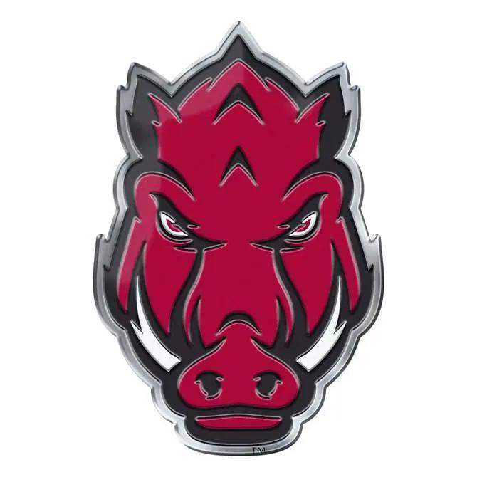 Arkansas Razorbacks Auto Emblem Alternate Logo Aluminum 3D - ToylandEU™