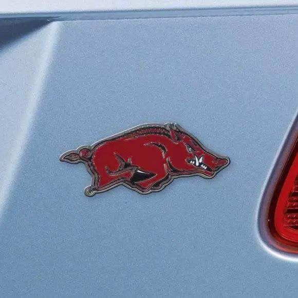 Arkansas Razorbacks Auto Emblem Premium Metal Color Order - ToylandEU™