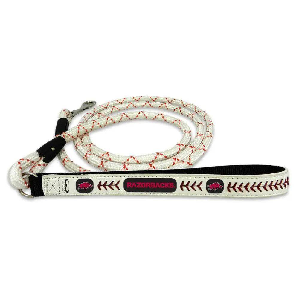 Arkansas Razorbacks Leather Leash Frozen Rope Baseball - ToylandEU™