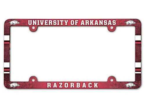Arkansas Razorbacks License Plate Frame - Full Color - ToylandEU