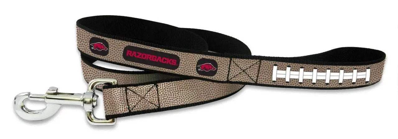 Arkansas Razorbacks Pet Leash Reflective Football Size Large - ToylandEU