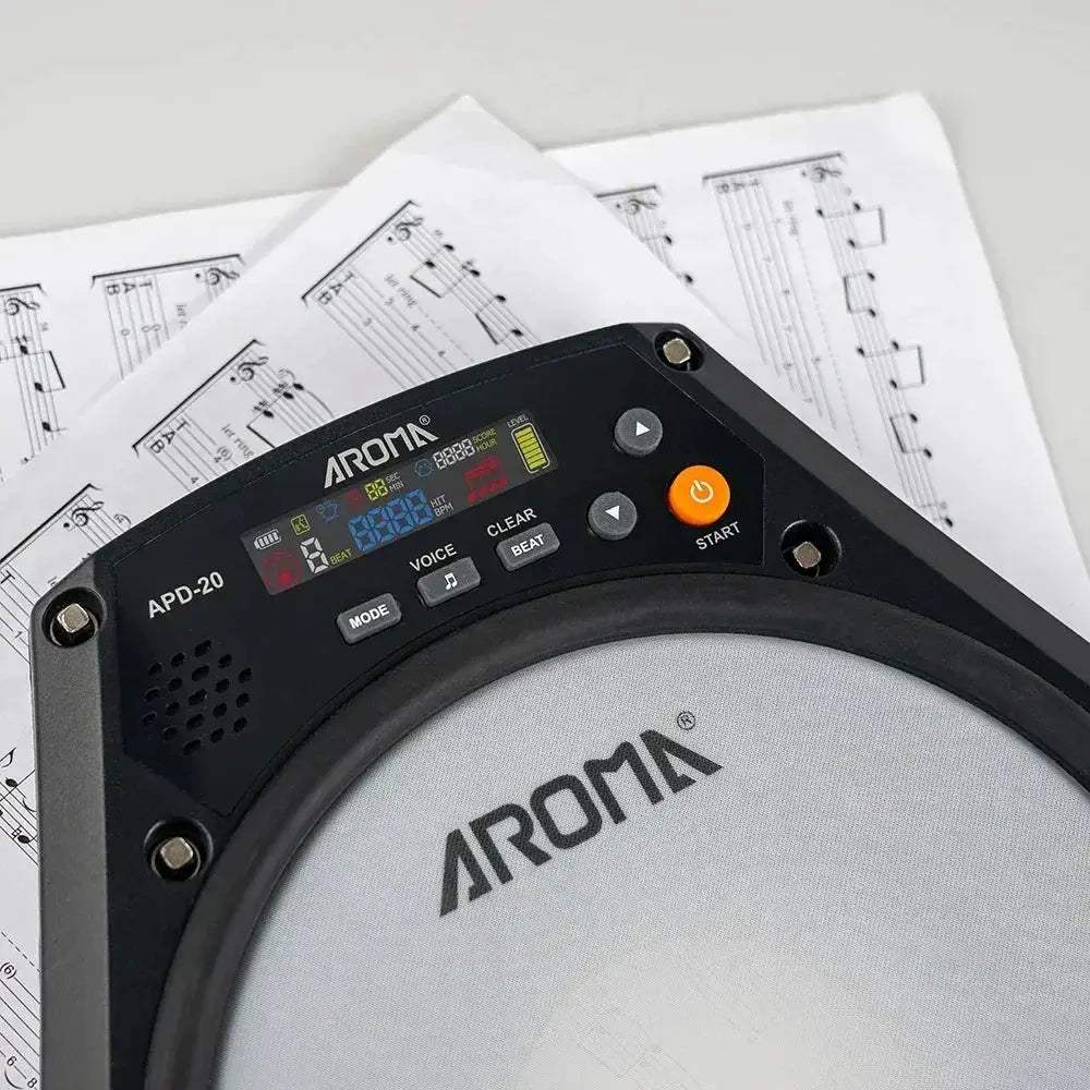 Aroma 8 Inch Electronic Drum Pad With Metronome Rechargeable - ToylandEU
